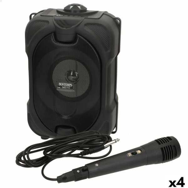 Speaker with Karaoke Microphone Bontempi 4 Units