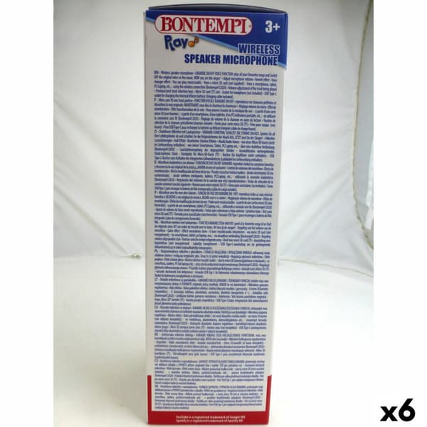 Karaoke Microphone Bontempi 6 Units