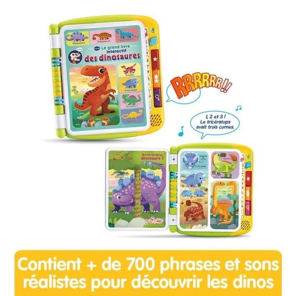 VTECH DEN STORA INTERAKTIVA DINOSAURIEBOKEN