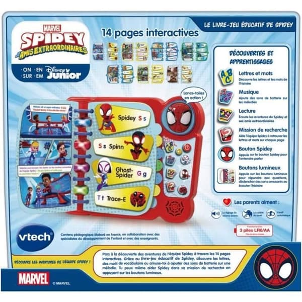 VTECH - SPIDEY - Opettavainen pelikirjani