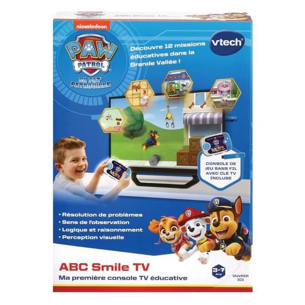 VTECH - RYHMÄ HAU - ABC Smile TV - Ensimmäinen opetuskäyttöön tarkoitettu TV-konsoli