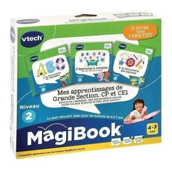 VTECH - MAGIBOOK - Mina lektioner i Grande Section, CP och CE1