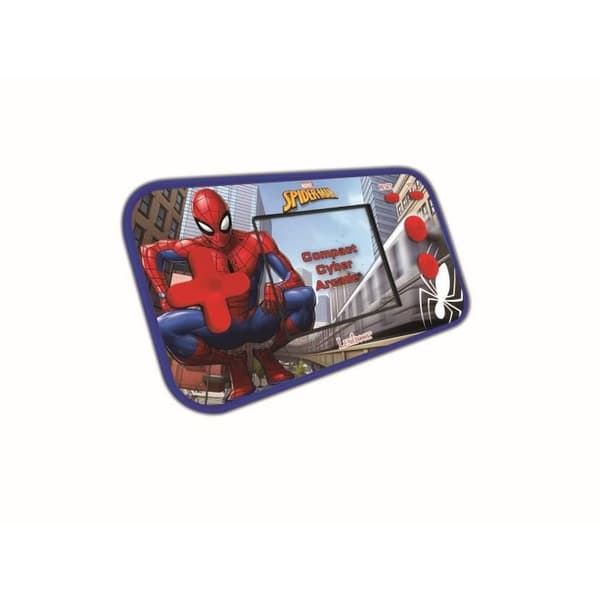 Kompakt Cyber Arcade SpiderMan bærbar konsol - 2,5'' skærm 150 spil inklusive 10 SpiderMan-spil