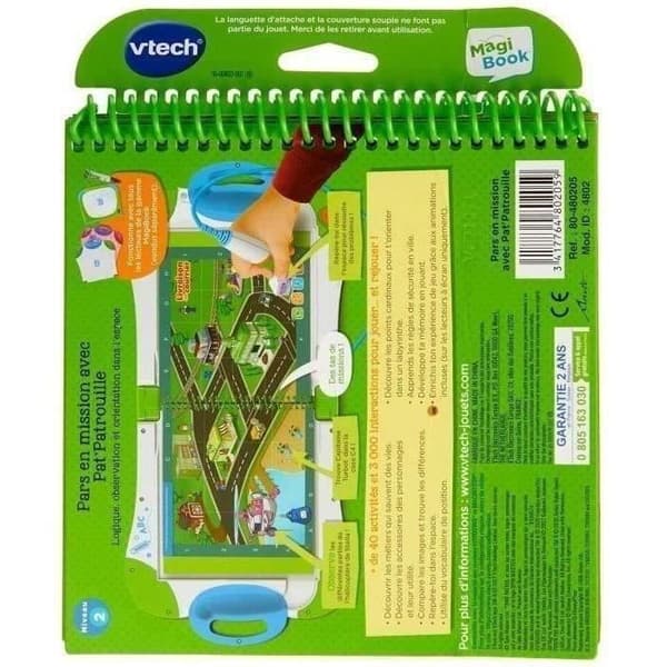 Magibook Interaktiv Bog - VTECH - Paw Patrol - Niveau 2 - 32 illustrerede sider