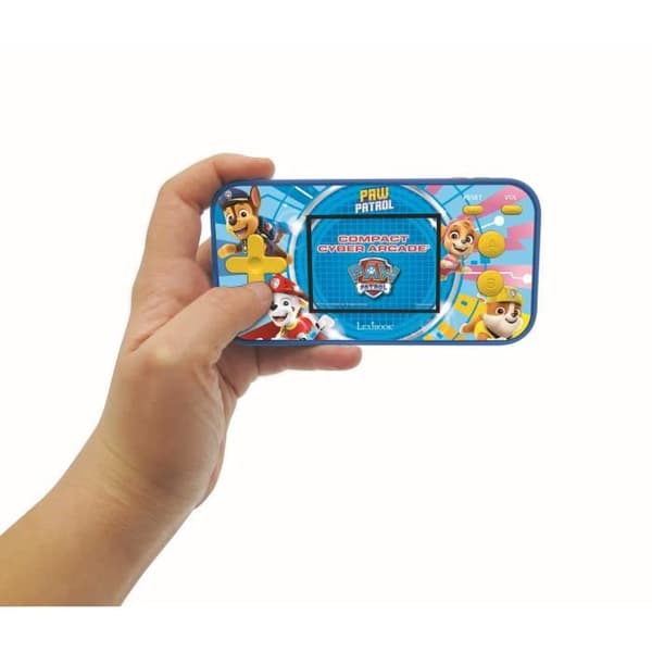PAW PATROL Bärbar spelkonsol för barn Kompakt Cyber Arcade LEXIBOOK - 150 spel