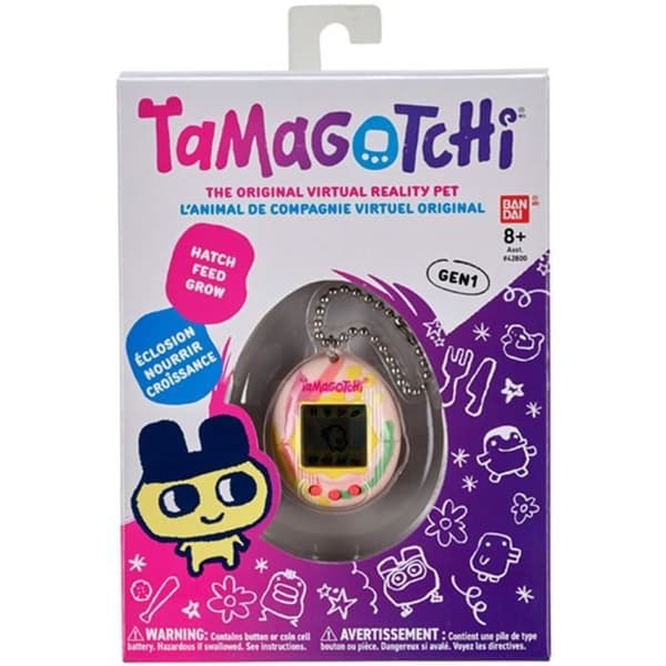 Tamagotchi Original - Bandai - Virtuellt elektroniskt husdjur med skärm och spel - 42883