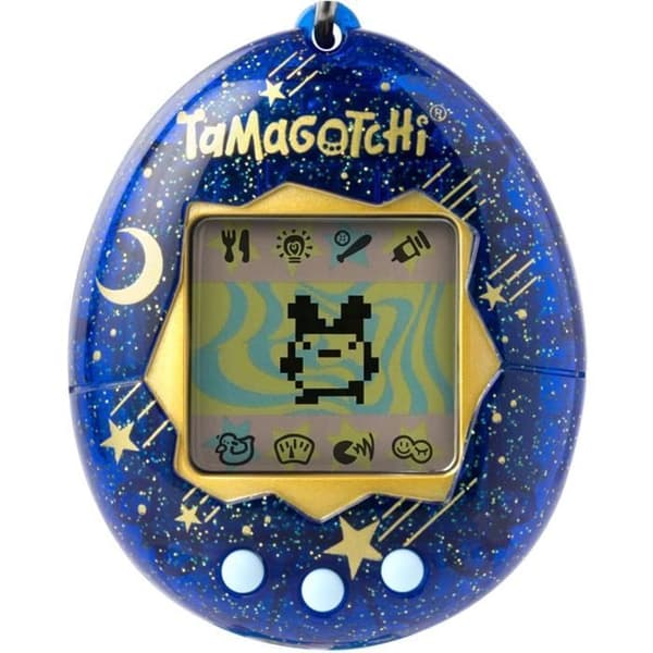 Tamagotchi - BANDAI - Original Tamagotchi - Starry Night - virtuellt elektroniskt husdjur med färgskärm, 3 knappar och spel
