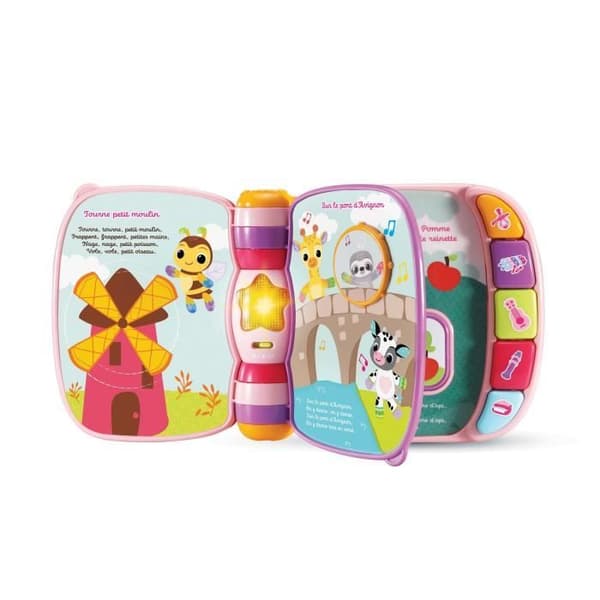 VTECH BABY - Baby Loulous Superförtrollade Bok - Rosa
