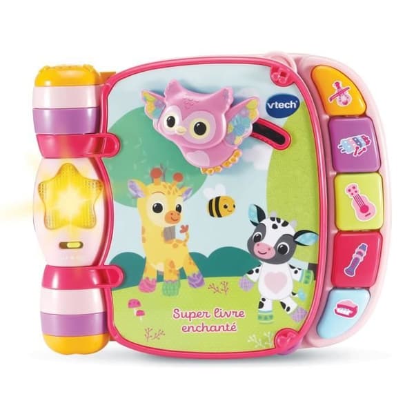 VTECH BABY - Baby Loulous Superförtrollade Bok - Rosa