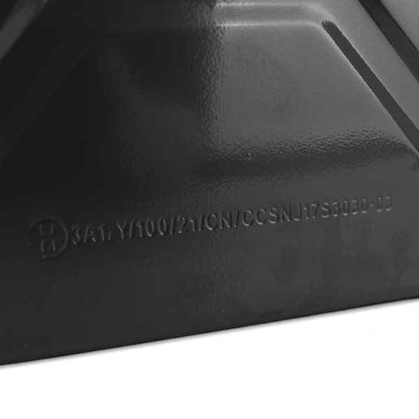 Jerrycan - 20 liter - bensin - 460x360x180 mm - svart