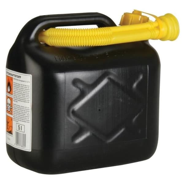 Bensinflaska 20 L - För alla fordon - Volym 20 l - Mått 39 cm (höjd), 37,5 cm (bredd)
