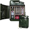 Miniatyrbild 1 av 4: Jerrican Mixdrycker 20L Jerrican Bar för Whisky Metall Jericane Verde 46,5 x 34,5 x 14 cm Rörlig Bar Whiskeybar Ca