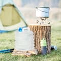 Miniatyrbild 2 av 4: Relaxdays Oval, hopfällbar jerrycan Set med 4 för camping, festival, BPA-fri vattenbehållare 5 L, 10 L, 15 L - 4052025968007