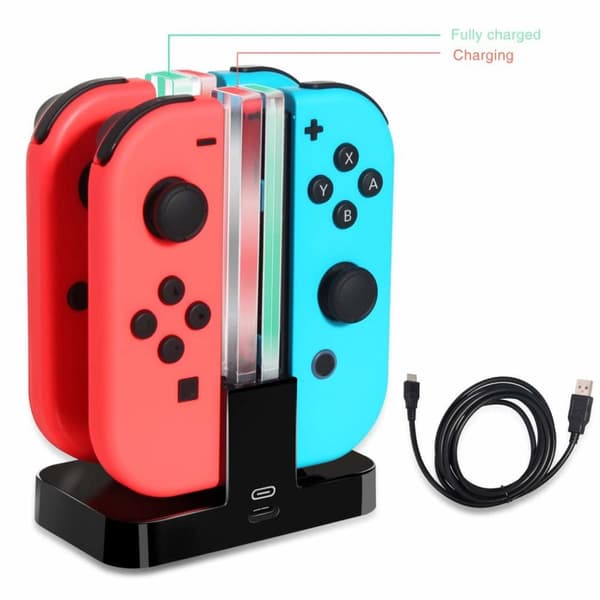 Nintendo Switch Joy-Con -latausasema neljälle peliohjaimelle
