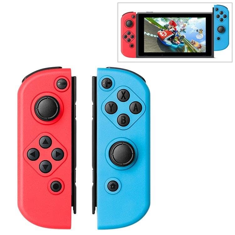 Høyre- og venstrekontroll til Switch (Blå + Rød)