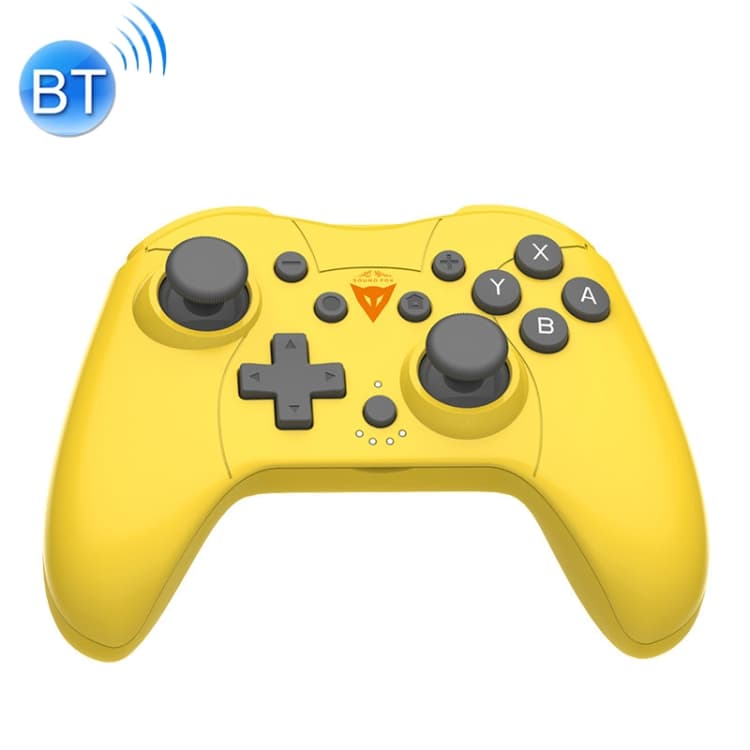 Trådløs håndkontroll med justerbar vibrasjon til Switch Lite Gul