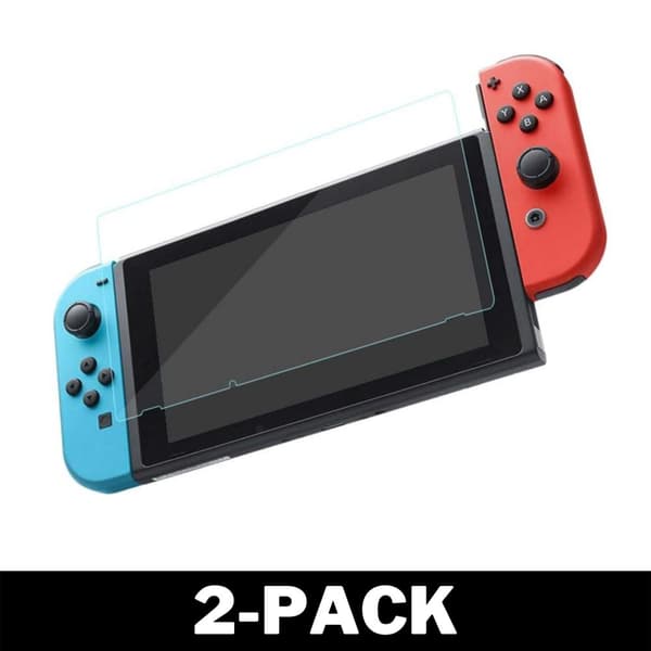 Skærmbeskytter kompatibel med Nintendo Switch 2-Pack