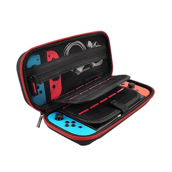 Højkvalitets rejsetaske til Nintendo Switch Rød