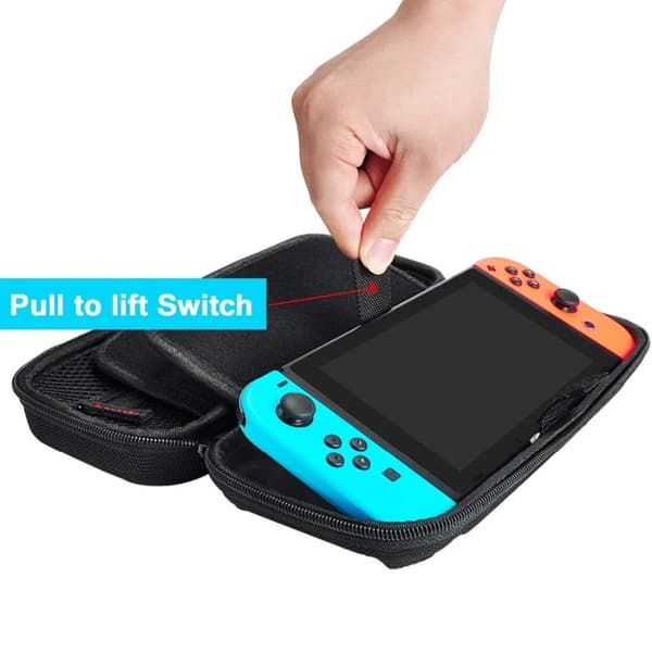 Högkvalitativt Resefodral för Nintendo Switch Blå