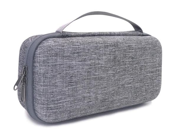 Stort grått, hardt oppbevaringsveske, etui Kompatibel med Nintendo Switch