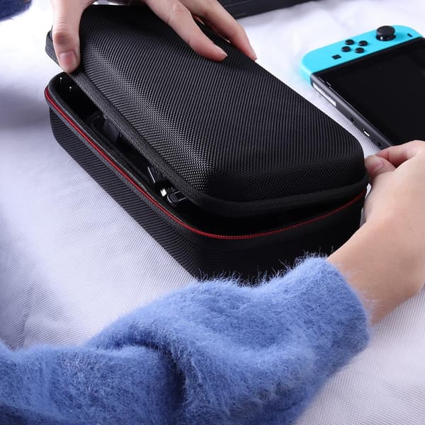 Suuri musta kova säilytyskotelo, Kompatibel med Nintendo Switchille