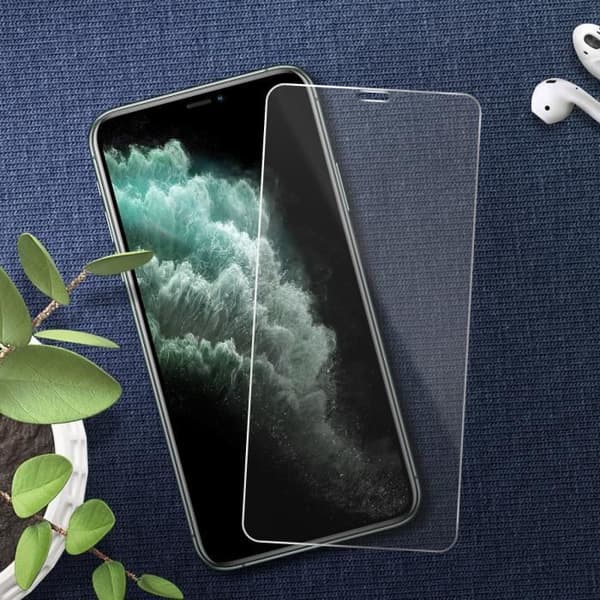 Skärmskyddsfilm - Apple - iPhone 11 Pro Max - Härdat glas - Stötsäker - Transparent vit
