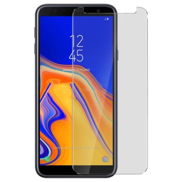 Film i härdat glas - Galaxy - J4 Plus - Ultra-resistent - 9H - Facetterade kanter