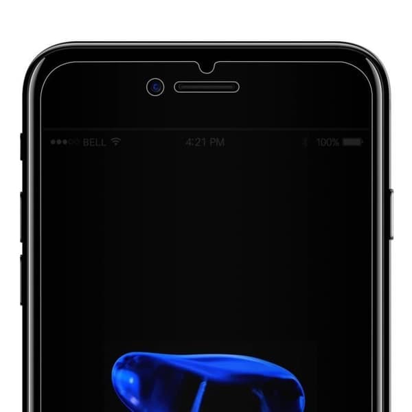Genomskinlig iPhone 7 och iPhone 8 skärmskyddsfilm - Antispår