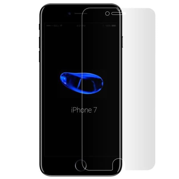 Genomskinlig iPhone 7 och iPhone 8 skärmskyddsfilm - Antispår