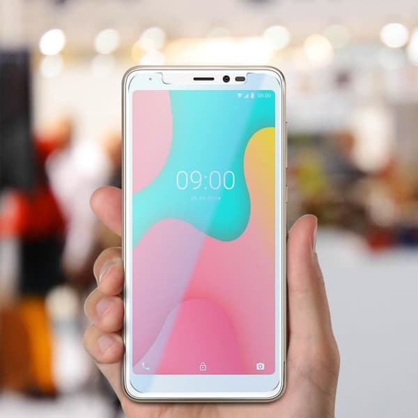 Skyddsfilm - Wiko - Y60 - 9H härdat glas - Transparent - Ultratunn 0,3 mm