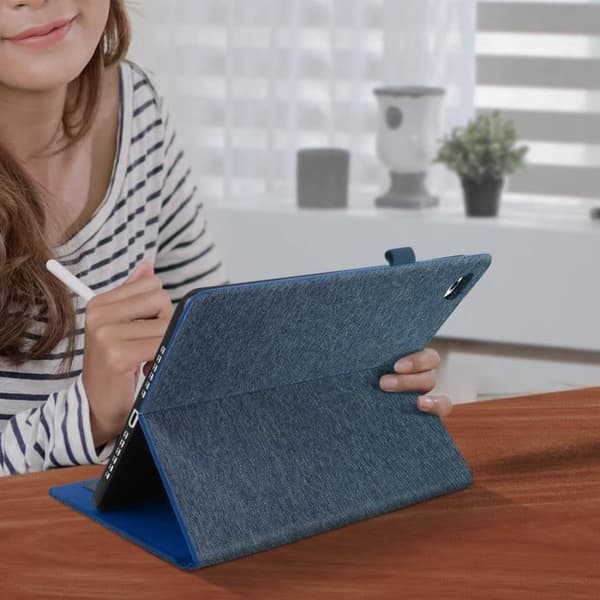 Häftet - Mode - iPad Air / iPad 9.7 - Ekoskinn - Korthållare - Ställfunktion
