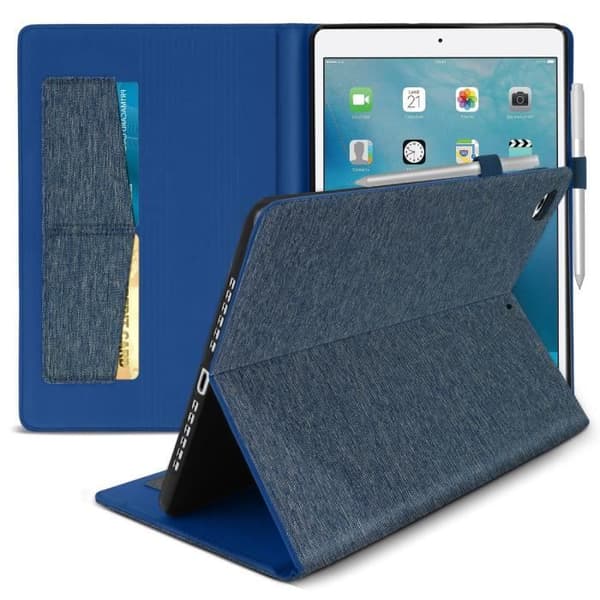 Häftet - Mode - iPad Air / iPad 9.7 - Ekoskinn - Korthållare - Ställfunktion