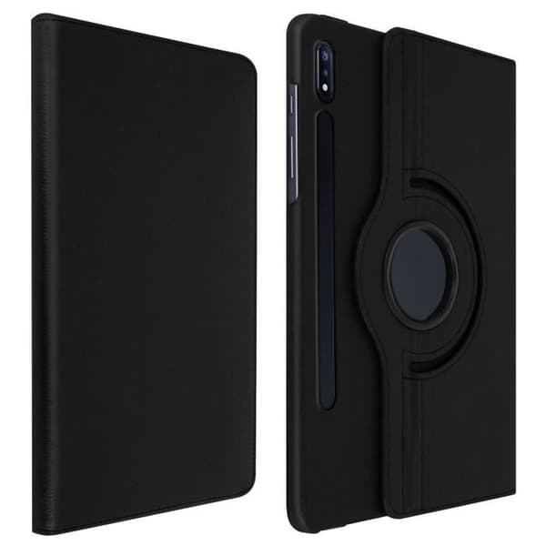 Hölster - Samsung - Tab S7 Plus 12.4/S8 Plus - Rotationsstöd 360° - Svart - Heltäckande Skydd