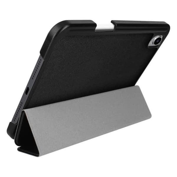 iPad Mini 2021-fodral - Ekoleder - Flera lägen - Helt skydd - Svart - Unisex