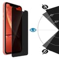 Miniatyrbild 3 av 4: Skyddsfilm - Apple - iPhone XR - Härdat glas - Antispion - Stötsäker