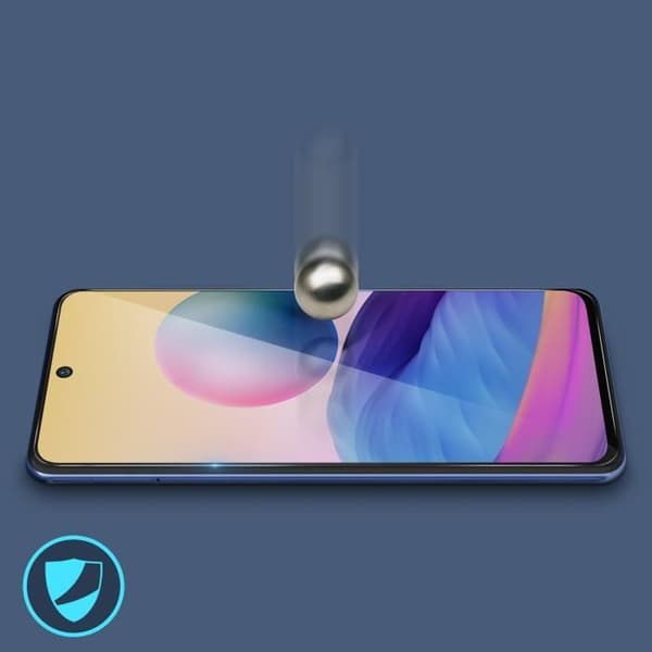 Skärmskyddsfilm - Xiaomi - Redmi Note 10 5G - 9H härdat glas - Transparent - Anti-fingeravtryck