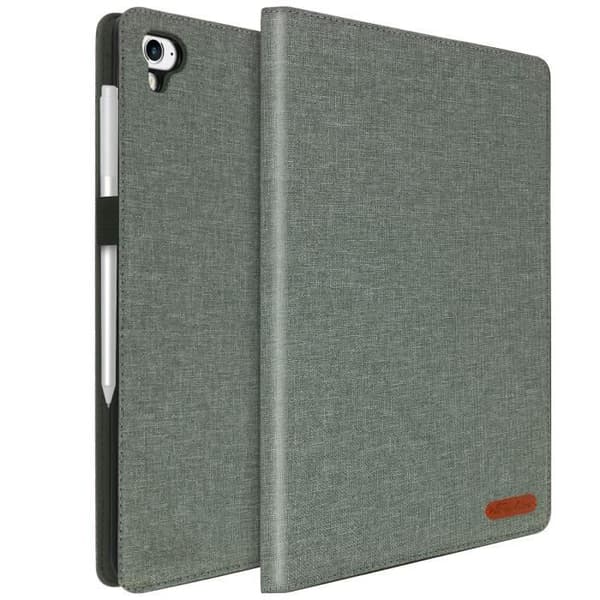 Hölster - Mode - iPad Air / iPad 9.7 - Ekoskinn - Stöd - Kortfack