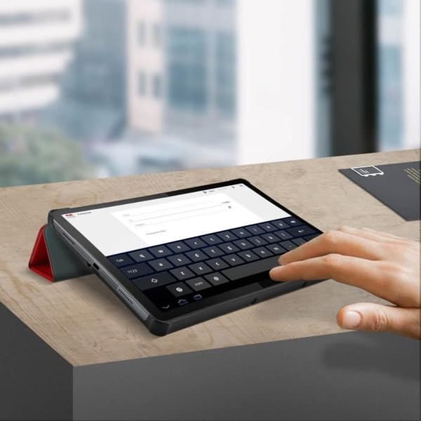 Lenovo Tab P11 Fodral Support Video och tangentbord Smal design Röd Röd
