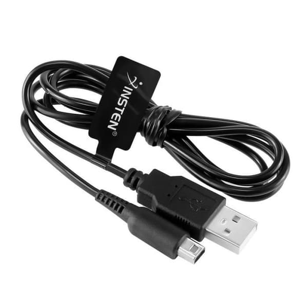 INSTEN® Laddningskabel Laddning via USB-port För Nintendo Ny 3DS XL / Ny 3DS / 2DS / 3DS / 3DS XL / DSi / DSi XL-konsol, 1.