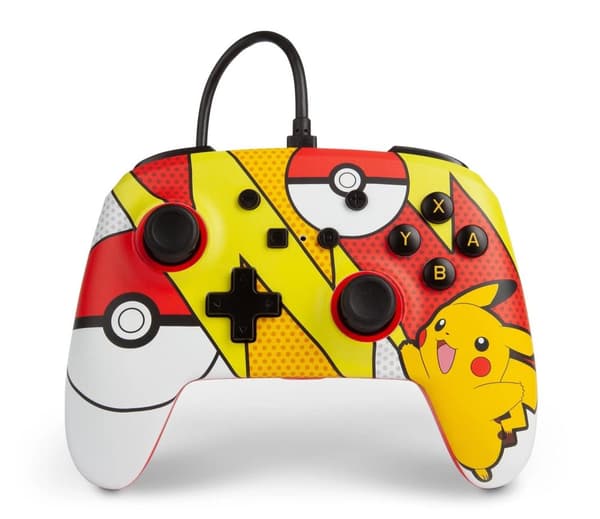 PowerA Pikachu Pop-Art Enhanced Wired Controller for the Nintendo Switch