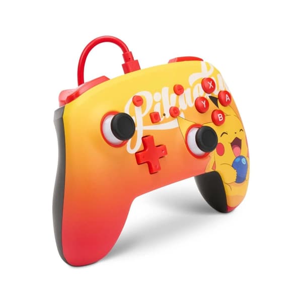PowerA Pikachu Yellow Enhanced Wired Controller for the Nintendo Switch