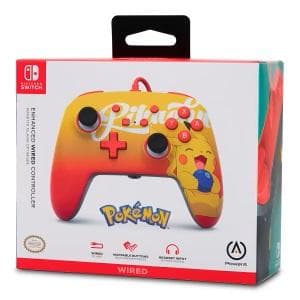 PowerA Pikachu Yellow Enhanced Wired Controller for the Nintendo Switch