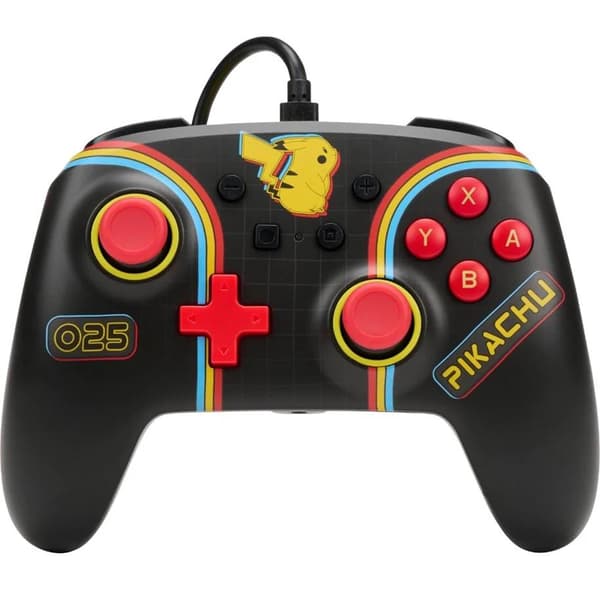 PowerA Pikachu Arcade Enhanced Wired Controller for the Nintendo Switch