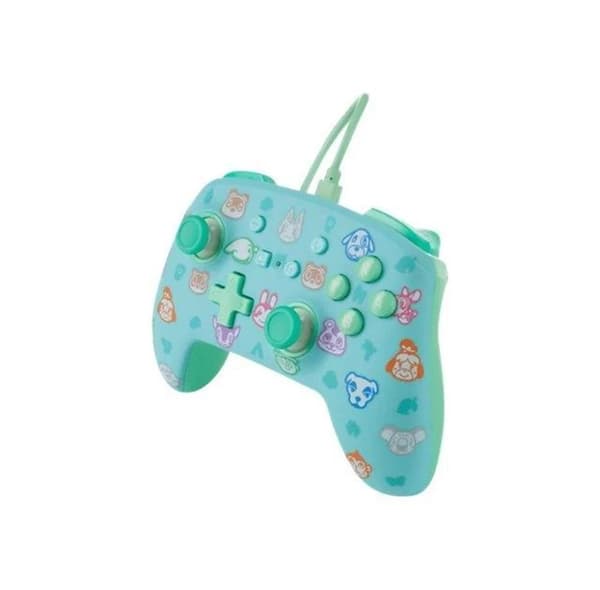 PowerA Smiley Animal Crossing Enhanced Wired Controller for Nintendo Switch