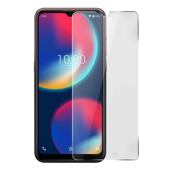 Skärmskyddsfilm - Wiko - View 4 / View 4 Lite - 9H härdat glas - Stötsäker - Transparent Vit