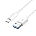 Miniatyrbild 1 av 4: Kabel USB-C Laddning och dataöverföring Intensitet 1A Längd 1,5m Vit