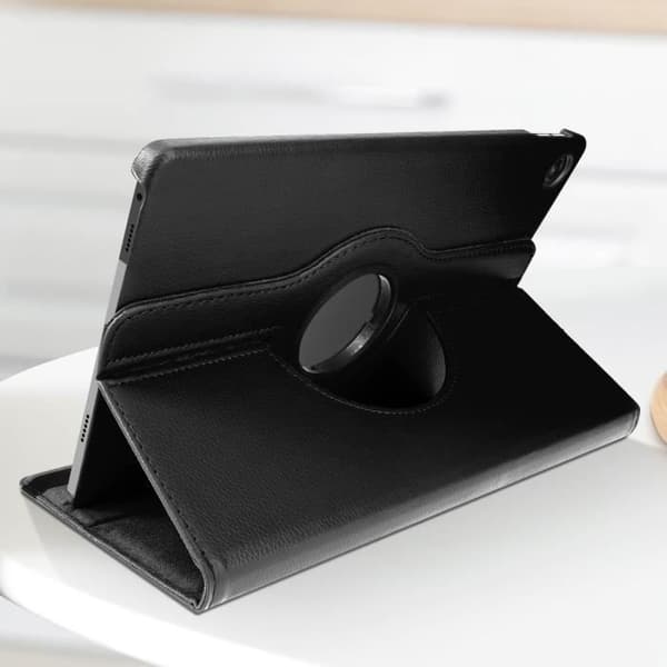 Foliofodral till Lenovo Tab M10 Plus Gen 3 Roterande Stativ Landskap Porträtt Svart