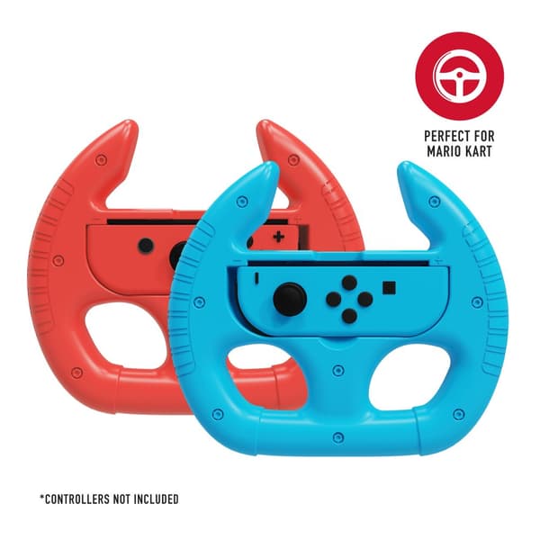 Stealth Joy-Con Racing Wheels for Nintendo Switch - Twin Pack - Blue/Red