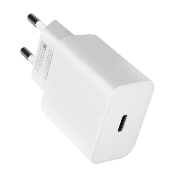 Google Original USB-C nätladdare 18W + USB-C Laddningskabel Vit