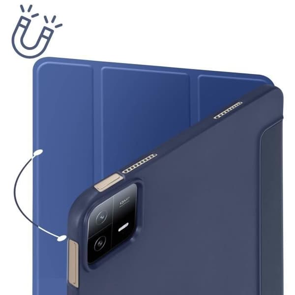 Cover Xiaomi Pad 6 , 6 Pro Support Blå Fodral